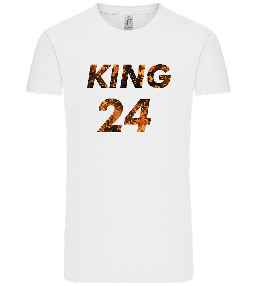 KING 24 Design - Comfort Unisex T-Shirt_WHITE_front