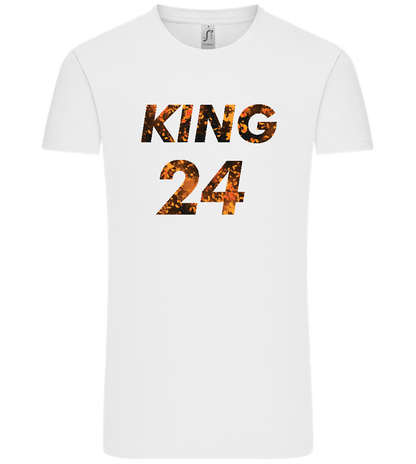 KING 24 Design - Comfort Unisex T-Shirt_WHITE_front