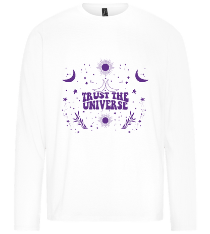 Universe Design - Premium men's long sleeve t-shirt_WHITE_front