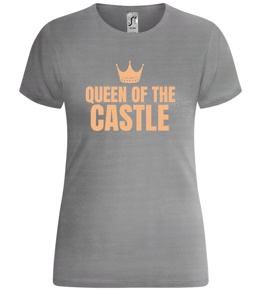 Queen of the Castle Crown Design - Comfort women's t-shirt_ORION GREY_front