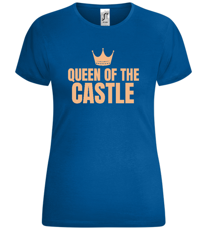 Queen of the Castle Crown Design - Comfort women's t-shirt_ROYAL_front