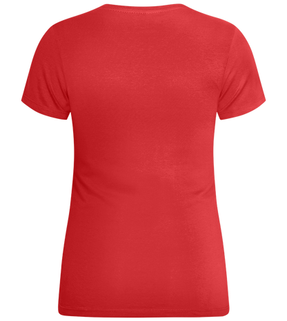 Queen of the Castle Crown Design - Comfort women's t-shirt_RED_back