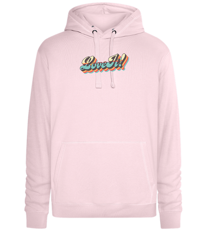 Love It Design - Premium unisex hoodie_LIGHT PEACH ROSE_front