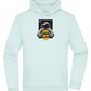 Spaceman Burger Design - Premium Essential Unisex Hoodie_ARCTIC BLUE_front