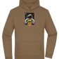 Spaceman Burger Design - Premium Essential Unisex Hoodie_ARMY_front