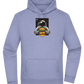 Spaceman Burger Design - Premium Essential Unisex Hoodie_BLUE_front