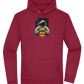 Spaceman Burger Design - Premium Essential Unisex Hoodie_BORDEAUX_front