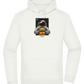 Spaceman Burger Design - Premium Essential Unisex Hoodie_CREAMY GREEN_front