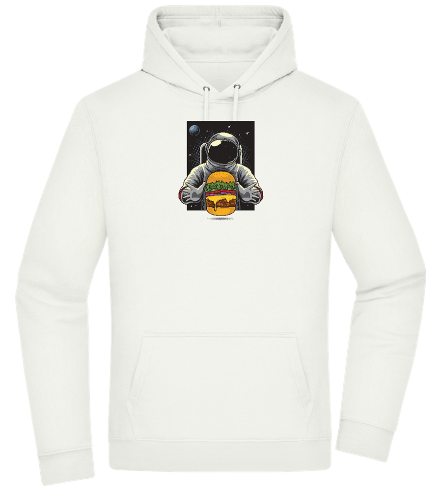 Spaceman Burger Design - Premium Essential Unisex Hoodie_CREAMY GREEN_front