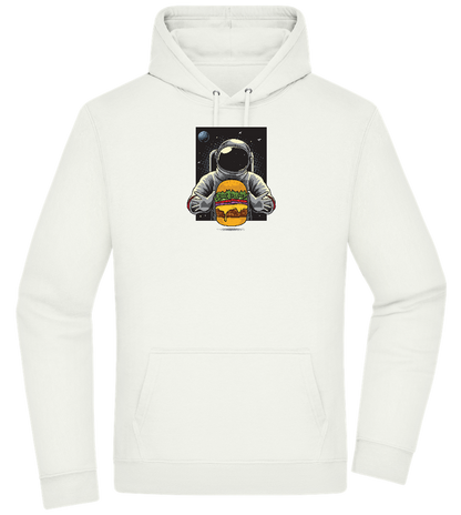 Spaceman Burger Design - Premium Essential Unisex Hoodie_CREAMY GREEN_front