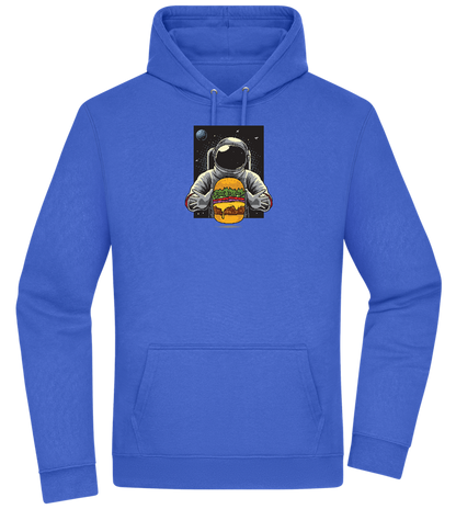 Spaceman Burger Design - Premium Essential Unisex Hoodie_ROYAL_front