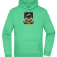 Spaceman Burger Design - Premium Essential Unisex Hoodie_SPRING GREEN_front