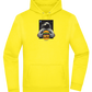 Spaceman Burger Design - Premium Essential Unisex Hoodie_YELLOW_front