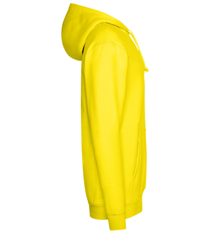 Spaceman Burger Design - Premium Essential Unisex Hoodie_YELLOW_right