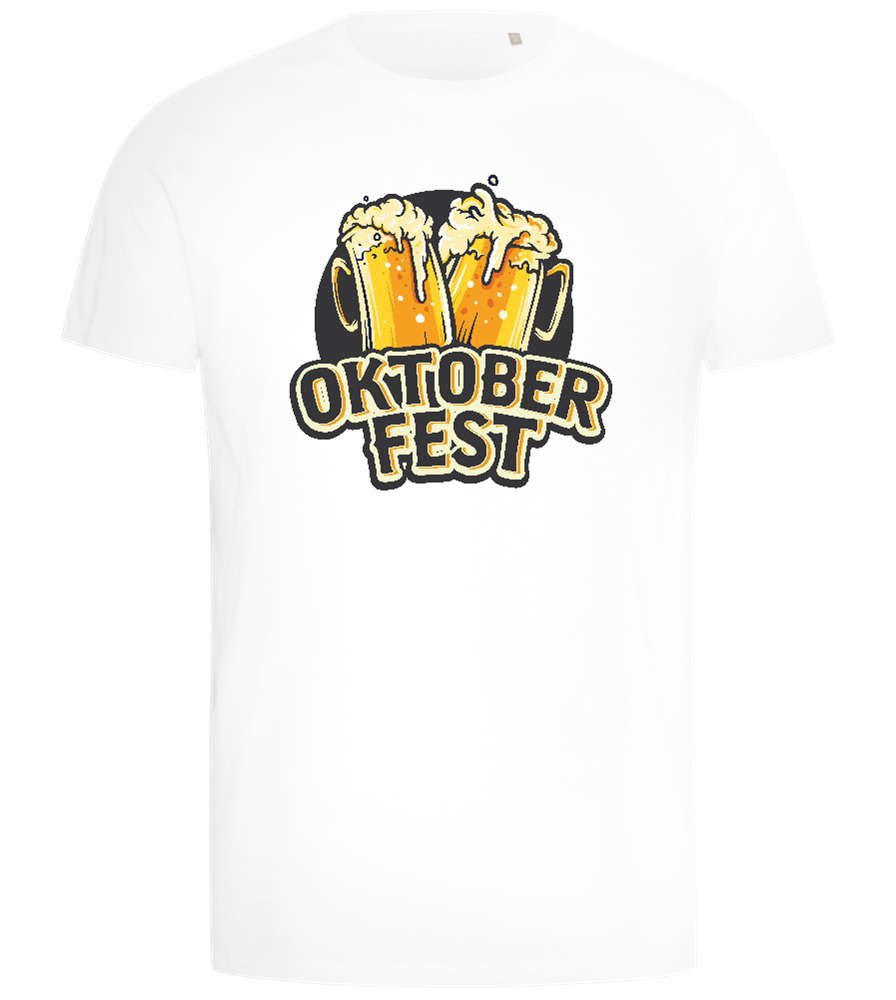 Oktoberfest Beers Design - Comfort men's t-shirt_WHITE_front