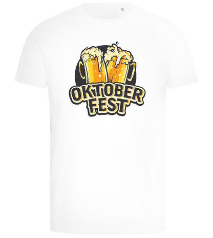 Oktoberfest Beers Design - Comfort men's t-shirt_WHITE_front