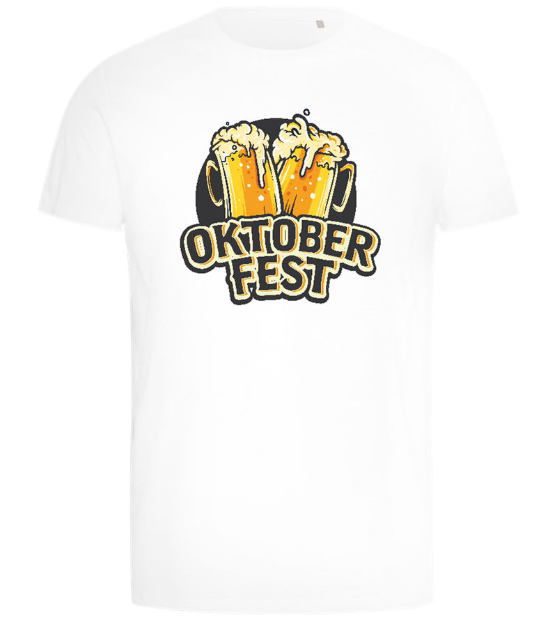 Oktoberfest Beers Design - Comfort men's t-shirt_WHITE_front