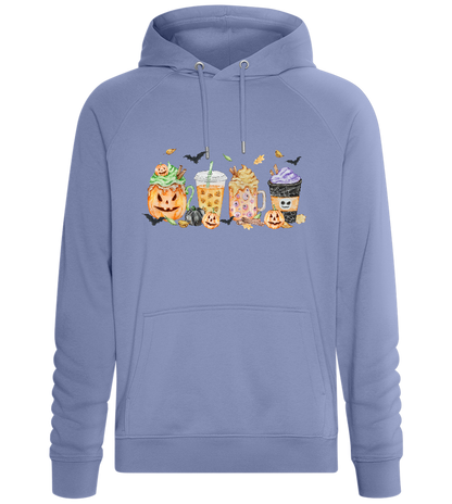 Halloween Drinks Design - Comfort unisex hoodie_BLUE_front