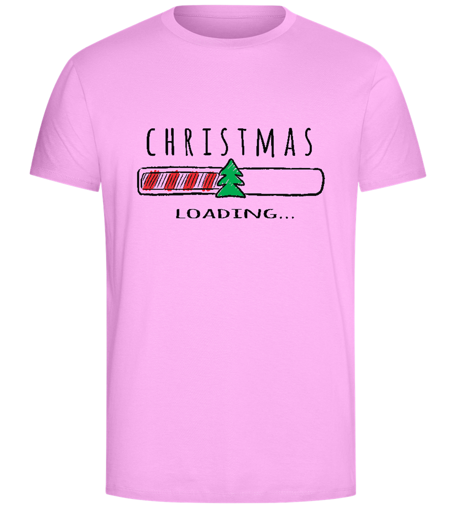 Christmas Loading Bar Design - Comfort Unisex T-Shirt_CANDY PINK_front