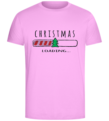 Christmas Loading Bar Design - Comfort Unisex T-Shirt_CANDY PINK_front