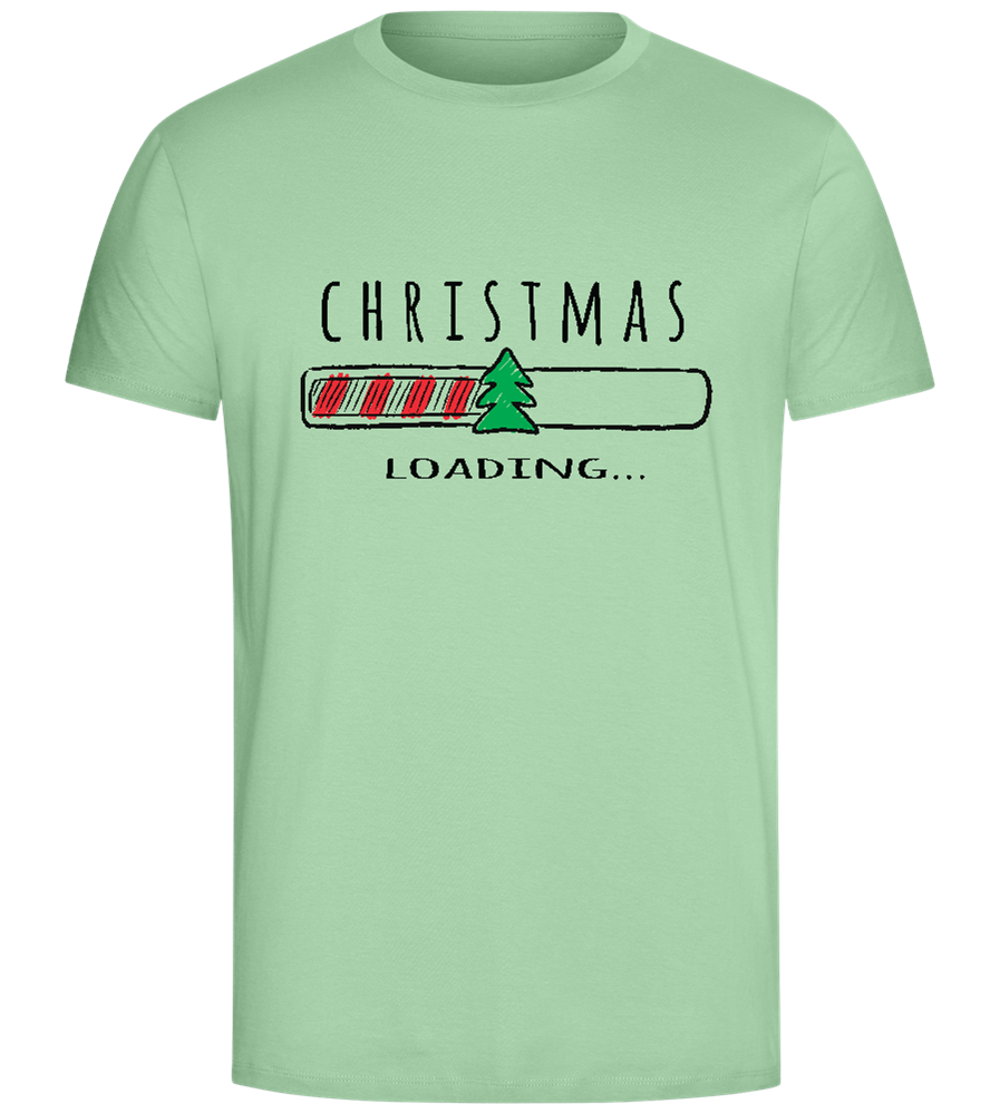 Christmas Loading Bar Design - Comfort Unisex T-Shirt_ICE GREEN_front