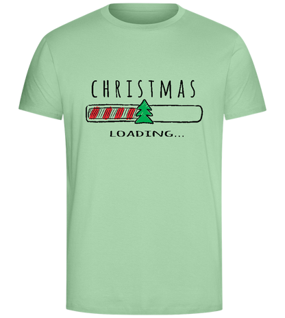 Christmas Loading Bar Design - Comfort Unisex T-Shirt_ICE GREEN_front