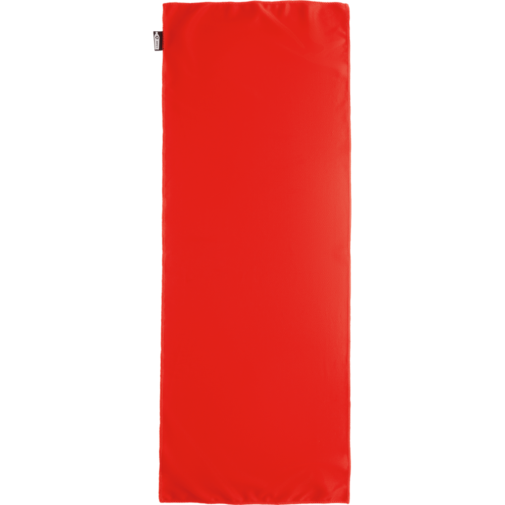 Absorbent Sports Towel with Pouch_RED_front