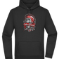 Ink And Blood Skull Design - Premium Essential Unisex Hoodie_BLACK_front