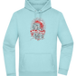 Ink And Blood Skull Design - Premium Essential Unisex Hoodie_POOL BLUE_front