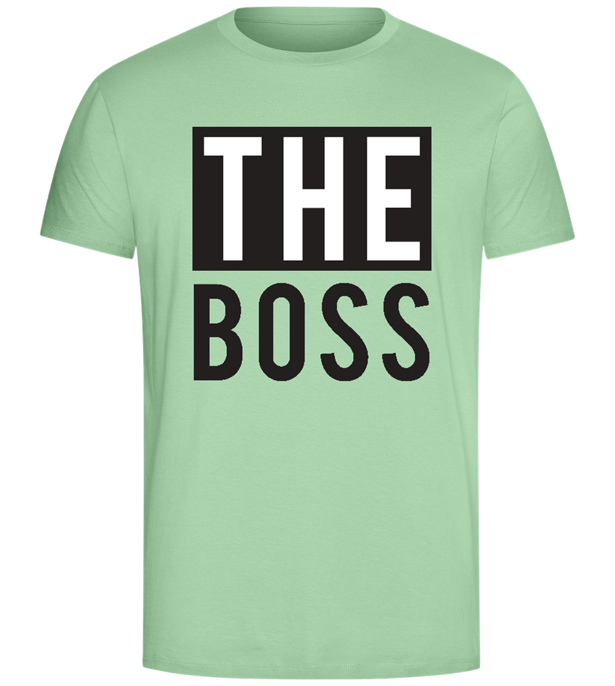 It's THE Boss Design - Comfort Unisex T-Shirt_ICE GREEN_front