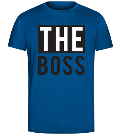 It's THE Boss Design - Comfort Unisex T-Shirt_ROYAL_front