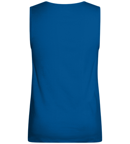 Run Baby Run Design - Basic men's tank top_ROYAL_back