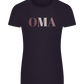OMA Design - Comfort women's fitted t-shirt_FRENCH NAVY_front