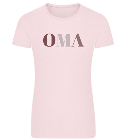 OMA Design - Comfort women's fitted t-shirt_LIGHT PINK_front