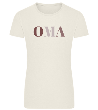 OMA Design - Comfort women's fitted t-shirt_SILESTONE_front