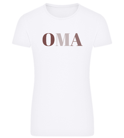 OMA Design - Comfort women's fitted t-shirt_WHITE_front