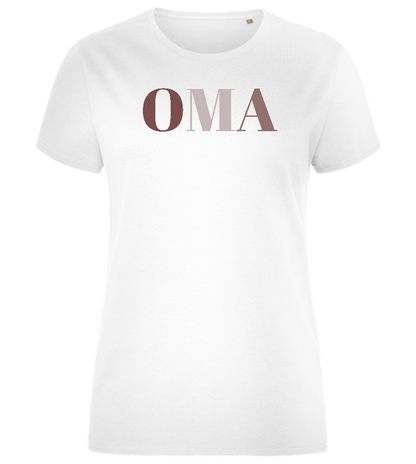 OMA Design - Comfort women's fitted t-shirt_WHITE_front