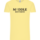 Middle Best Friend Design - Comfort Unisex T-Shirt_AMARELO CLARO_front