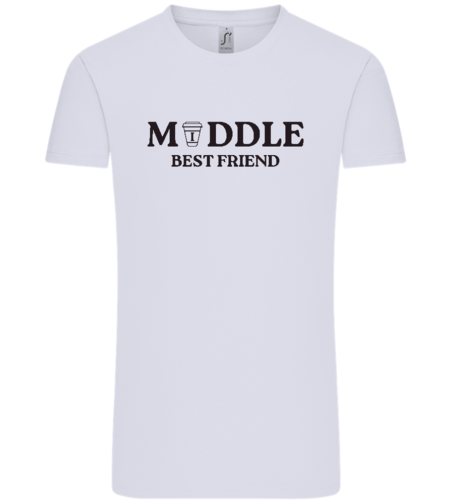 Middle Best Friend Design - Comfort Unisex T-Shirt_LILAK_front