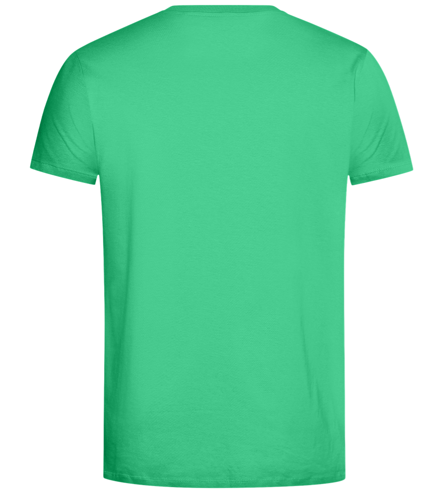 Middle Best Friend Design - Comfort Unisex T-Shirt_SPRING GREEN_back