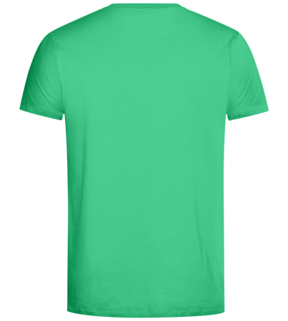 Middle Best Friend Design - Comfort Unisex T-Shirt_SPRING GREEN_back