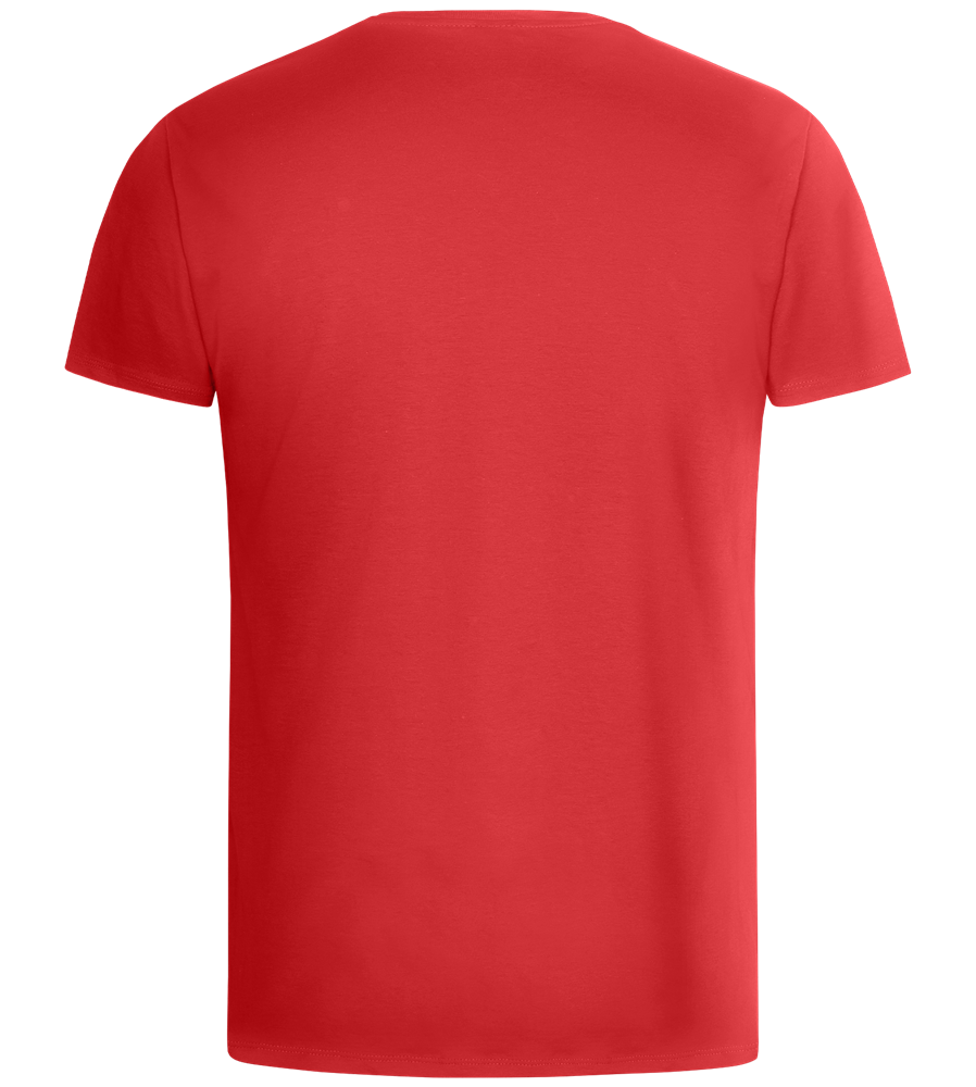 Scotch Whiskey Design - Basic men's v-neck t-shirt_RED_back