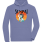 Senpai Sunset Design - Comfort unisex hoodie_BLUE_front