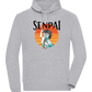 Senpai Sunset Design - Comfort unisex hoodie_ORION GREY II_front