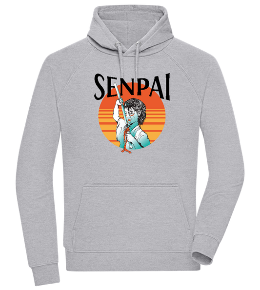 Senpai Sunset Design - Comfort unisex hoodie_ORION GREY II_front