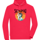 Senpai Sunset Design - Comfort unisex hoodie_RED_front