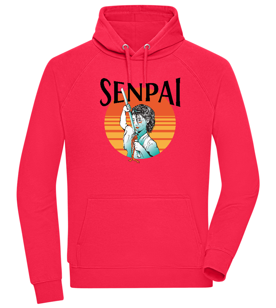 Senpai Sunset Design - Comfort unisex hoodie_RED_front
