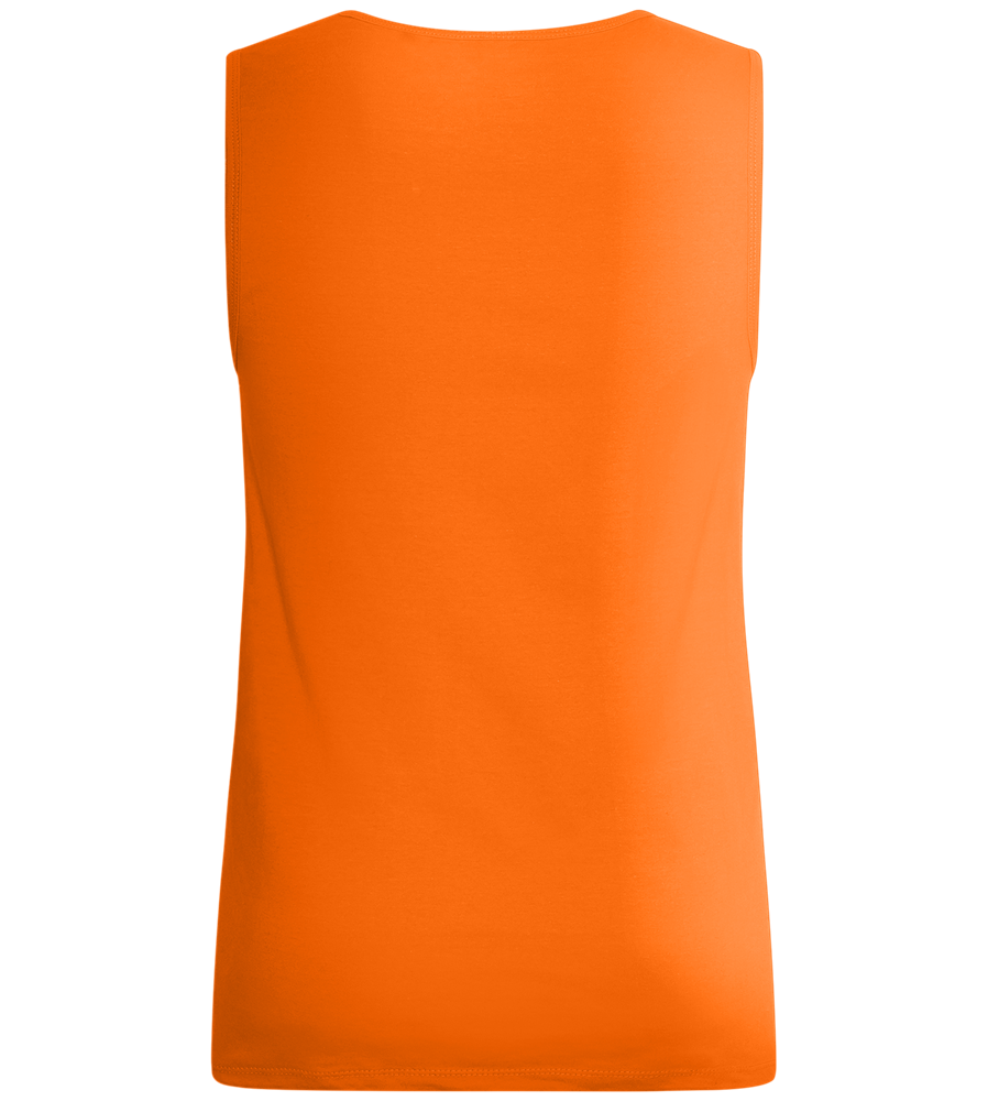 Master Plan Design - Basic men's tank top_ORANGE_back