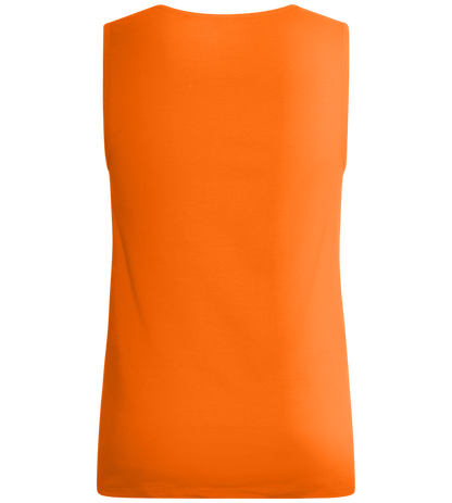 Master Plan Design - Basic men's tank top_ORANGE_back