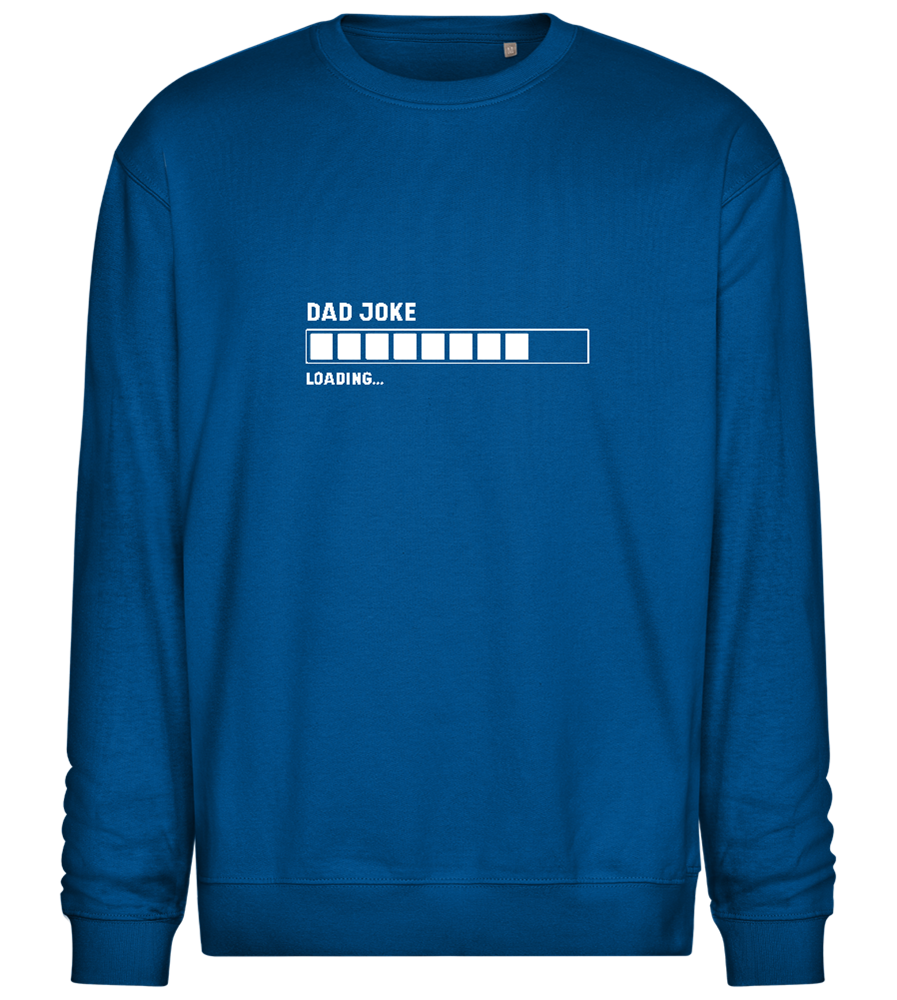 Dad Joke Loading Design - Comfort Essential Unisex Sweater_ROYAL_front